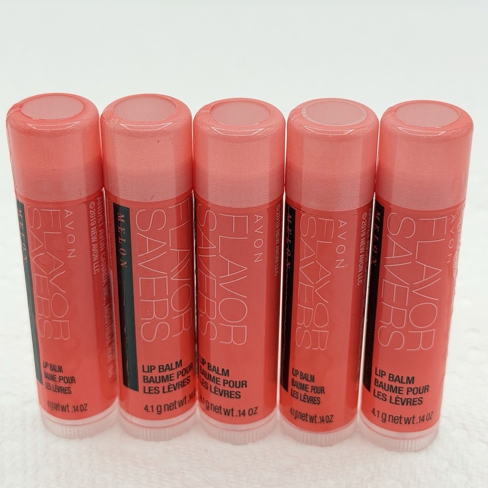 Avon Flavor Savers MELON Lip Balm - New Sealed - LOT OF 5